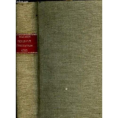 Bulletin De La Societe Generale D'education Et D'enseignement - Supplement Mensuel Au Contemporain