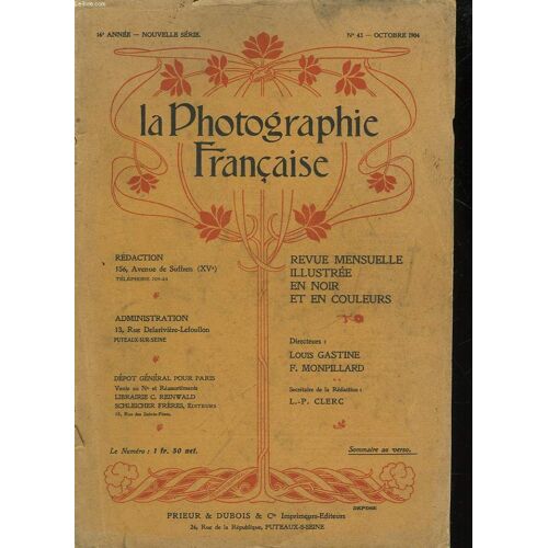Revue Photographique Des Brevets D'invention Et Publications Periodiques - N°43