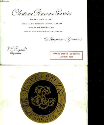Chatau Rauzan-Grassies - Grand Cru Classe - Margaux - Gironde