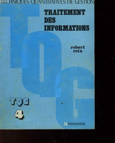 Traitement Des Informations - Introduction A L'informatique De Gestion