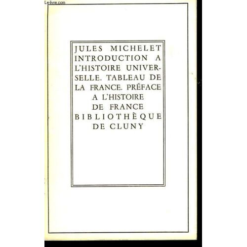 Introduction A L'histoire Universelle - Talbleau De La France