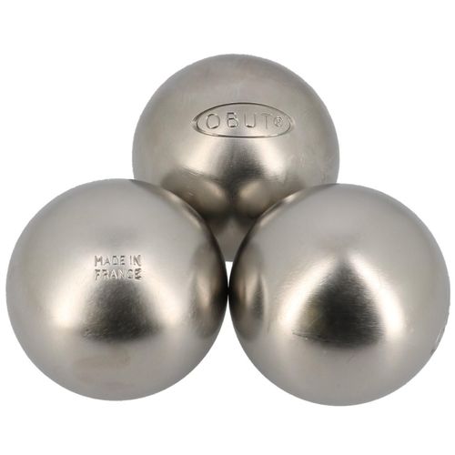 Boules De Pétanque Obut Loisir Inox Lisse 73 Métal 31054-Uni