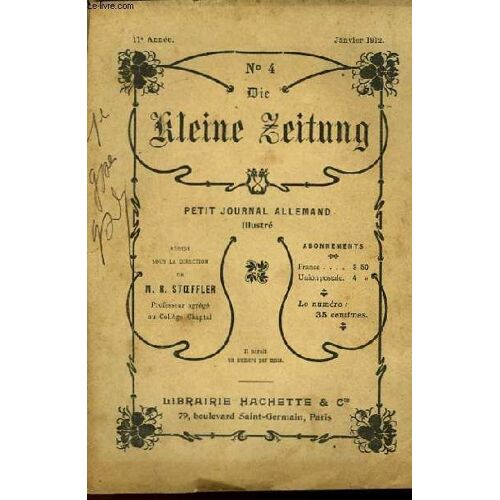 Die Kleine Zeitung N°4 - Petit Journal Allemand Illustre