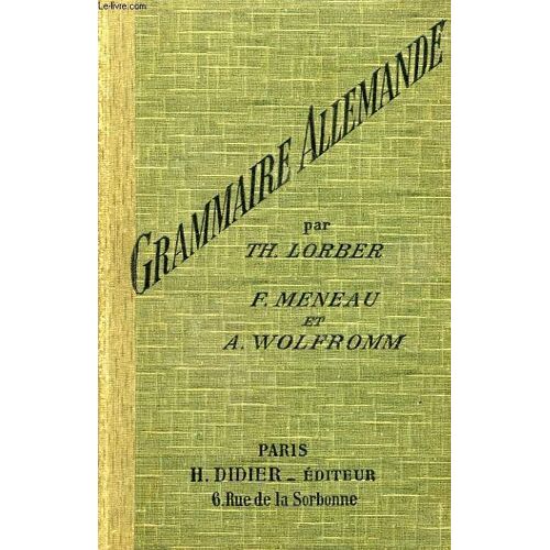 Grammaire Allemande