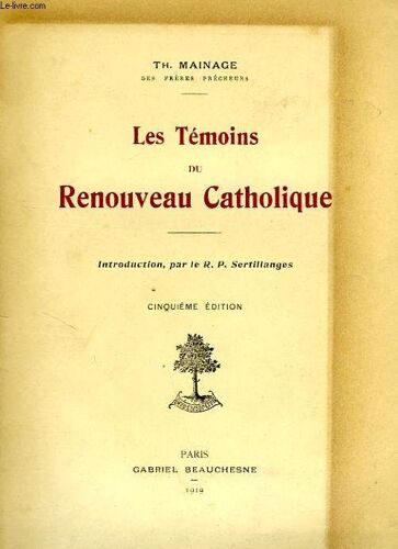 Les Temoins Du Renouveau Catholique