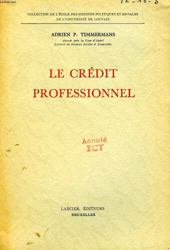 Le Credit Professionnel
