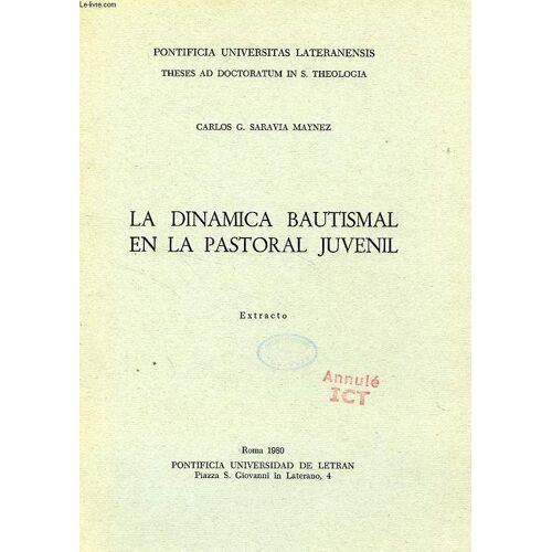 La Dinamica Bautismal En La Pastoral Juvenil