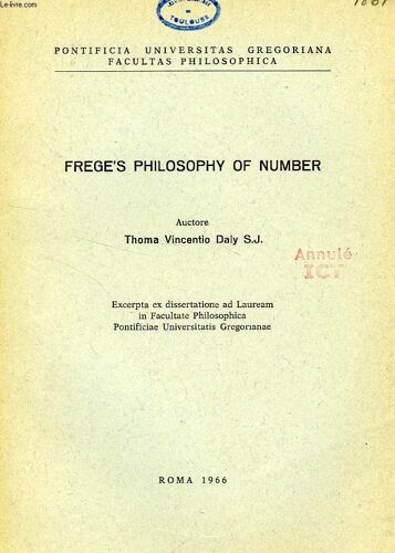 Frege's Philosophy Of Number
