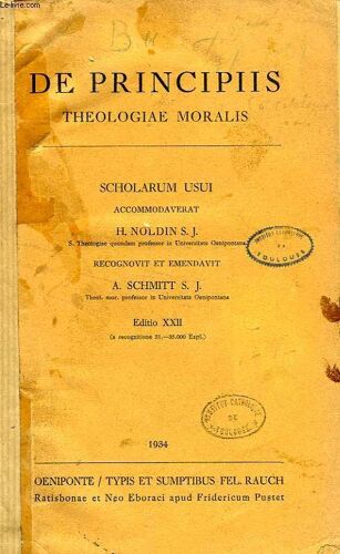 De Principiis Theologiae Moralis