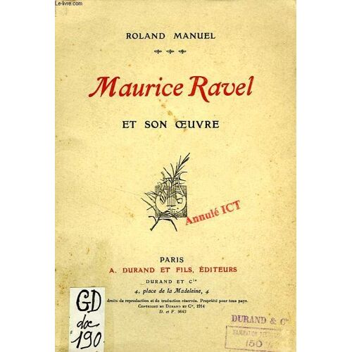 Maurice Ravel Et Son Oeuvre