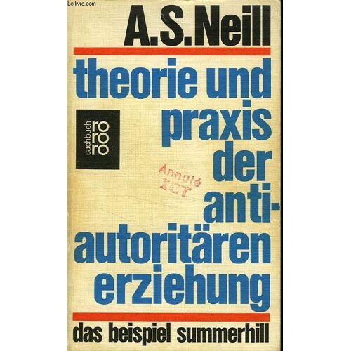 Theorie Und Praxis Der Antiautoritaren Erziehung