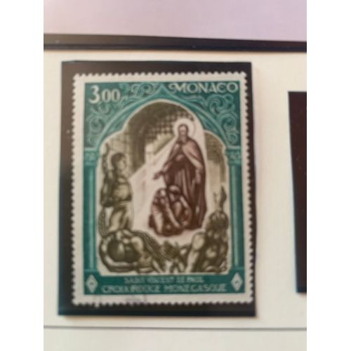 Monaco-Timbre Neuf**,"Croix-Rouge Monégasque:Saint Vincent De Paul"1971-
