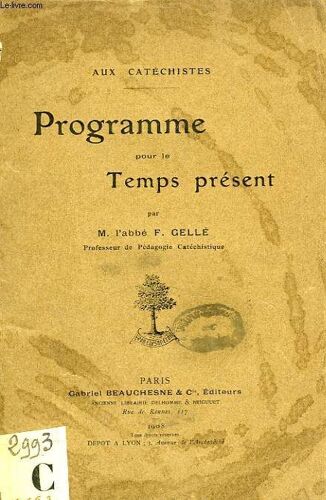 Programme Pour Le Temps Present