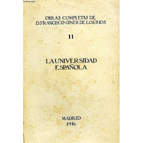 La Universidad Española