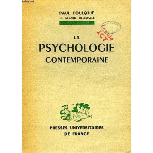 La Psychologie Contemporaine