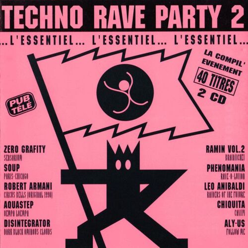Techno Rave Party 1 2 Cds ( G)