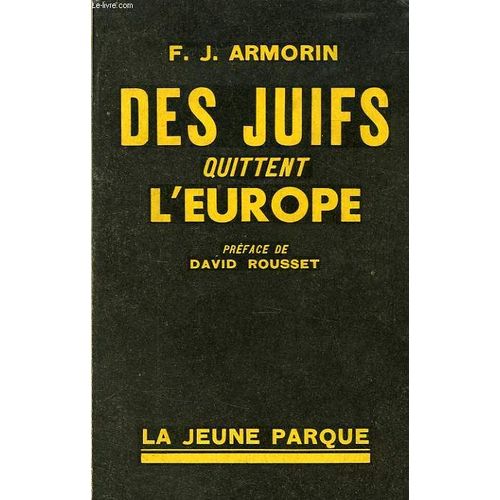 Des Juifs Quittent L'europe