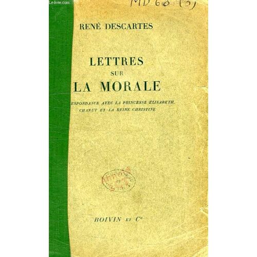 Lettres Sur La Morale