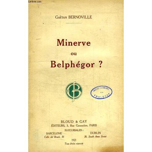 Minerve Ou Belphegor ?