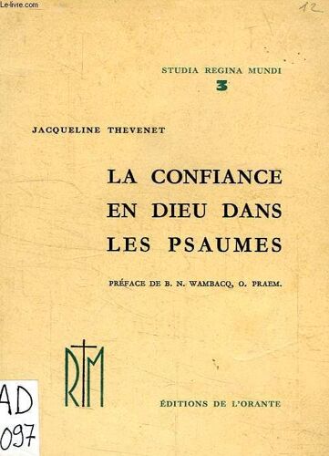 La Confiance En Dieu Dans Les Psaumes