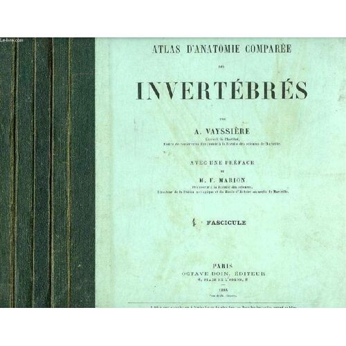 Atlas D'anatomie Comparee Des Invertebres, 4 Fascicules (Complet)