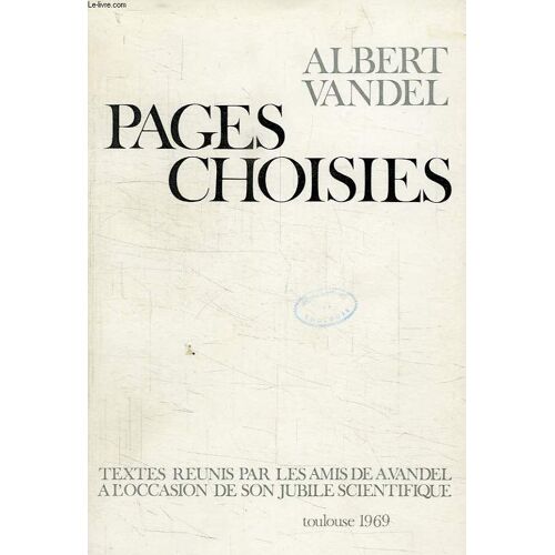 Pages Choisies