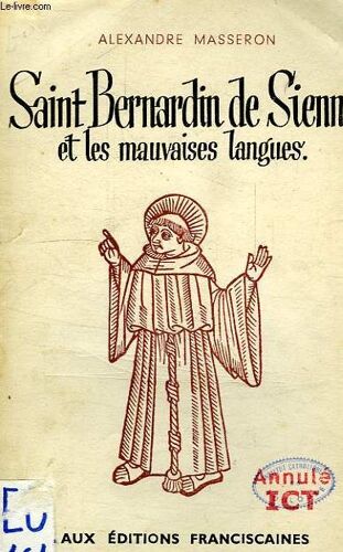 Saint Bernardin De Sienne Et Les Mauvaises Langues