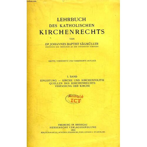 Lehrbuch Des Katholischen Kirchenrechts, Ii Band