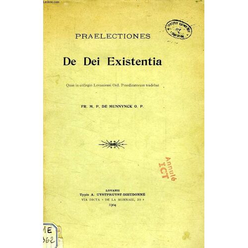 De Dei Existentia
