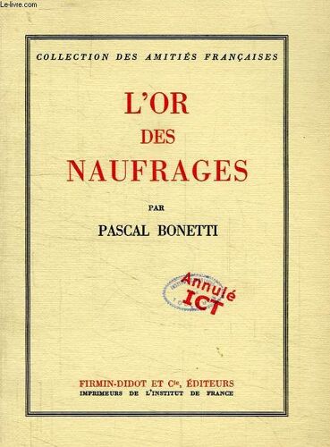 L'or Des Naufrages