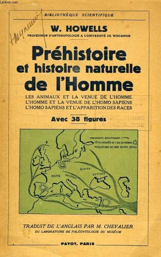 Prehistoire Et Histoire Naturelle De L'homme