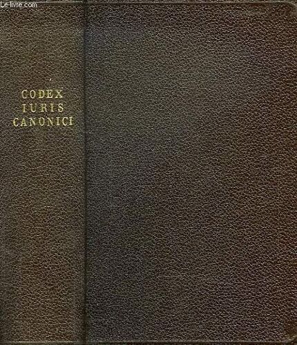 Codex Iuris Canonici, Pii X Pontificis Maximi