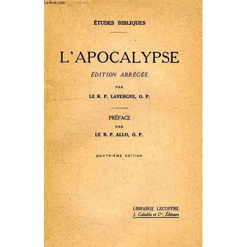 L'apocalypse, Edition Abregee