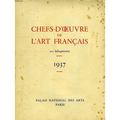 Chefs-D'oeuvre De L'art Francais, 1937