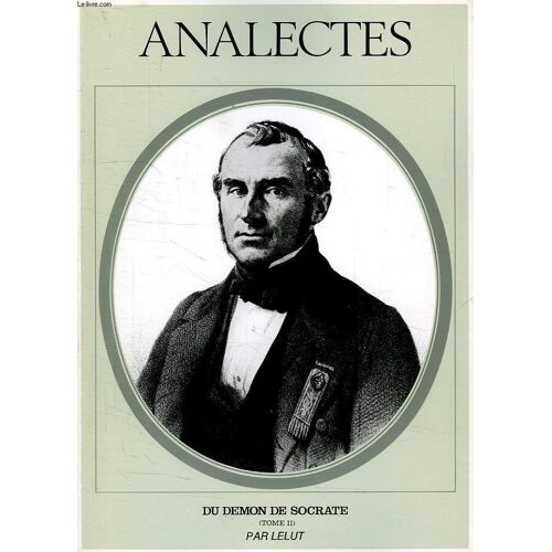 Analectes, Du Demon De Socrate, 2 Tomes