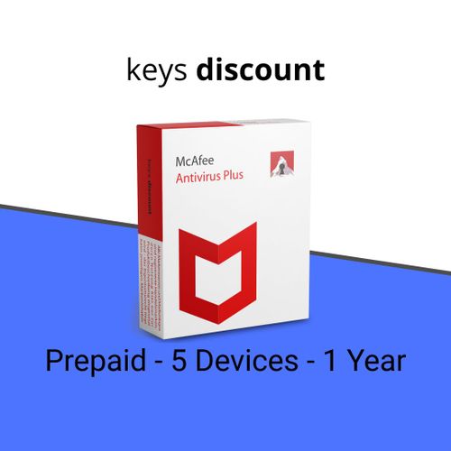 Mcafee Antivirus Plus (5 Pc - 1 An)
