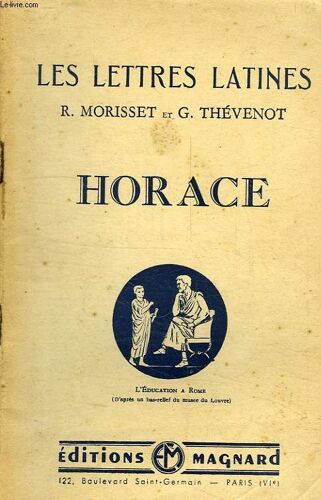 Horace, Chapitre Xv Des 'lettres Latines'