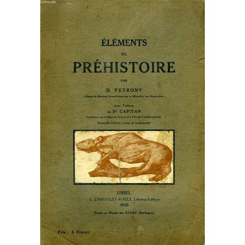 Elements De Prehistoire