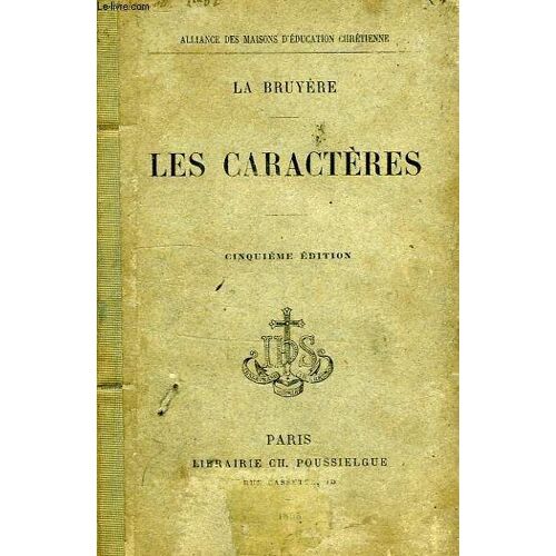 Les Caracteres De La Bruyere