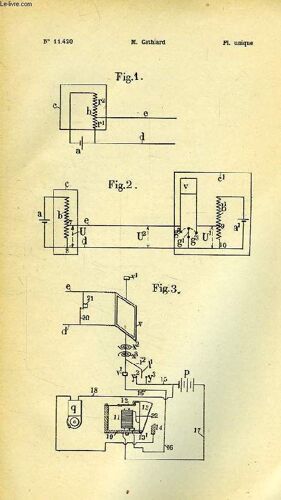Ix, Materiel De L'economie Domestique, 2, Avertisseur D'alarme Inviolable, 1re Addition Au Brevet D'invention N° 406.417, Office National De La Propriete Industrielle