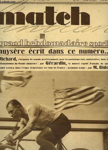 Match, L'intran, N° 207, 26 Aout 1930