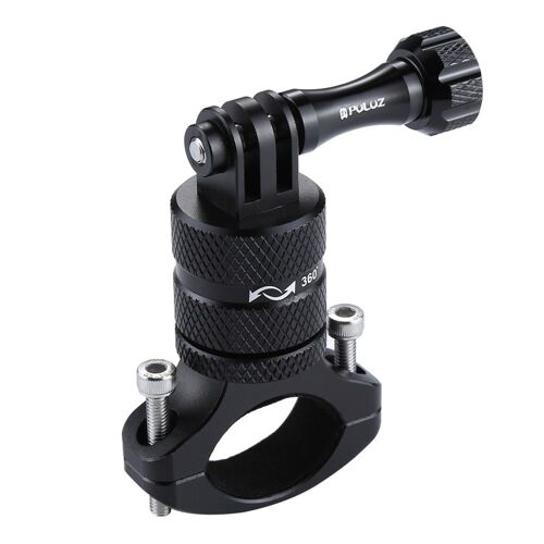 Le noir - support'adaptateur de Rotation à 360 degrés pour GoPro HERO10 9 noir/8 noir/Max/ HERO7 6/ DJI, vis de montage de guidon en aluminium
