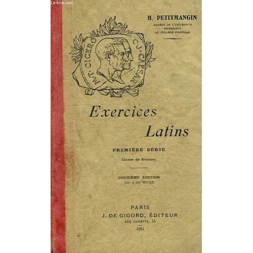 Exercices Latins, 1re Serie, Classe De 6e
