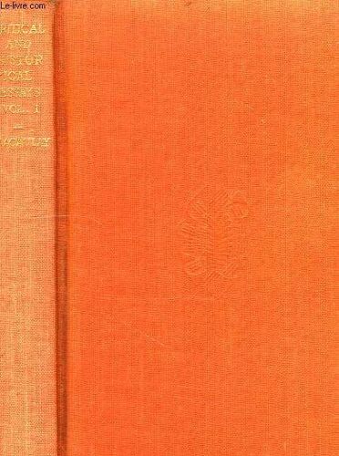 Critical And Historical Essays, Vol. I