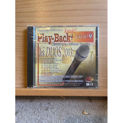 Cd Karaoke Play-Back N°9 Les Duos 2003 / Audiostud+