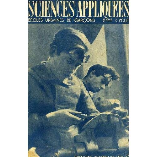 Sciences Appliquees Et Travaux Pratiques, Ecoles Urbaines De Garcons, 2e Cycle