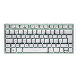 CHERRY KW 7100 Mini - Clavier - sans fil - Bluetooth 5.1 - AZERTY - Français - commutateur : CHERRY SX - vert agave - emballage sans plastique