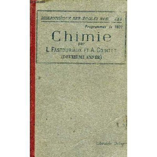 Cours De Chimie, 2e Annee