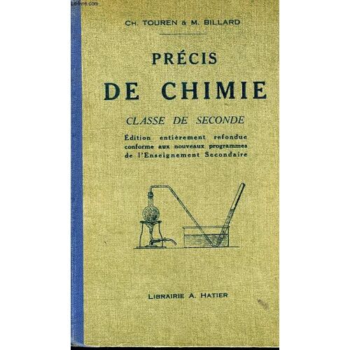 Precis De Chimie, Classe De 2de