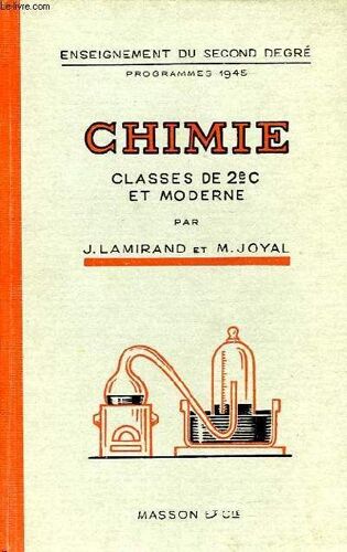Chimie, Classes De 2de C Et Moderne